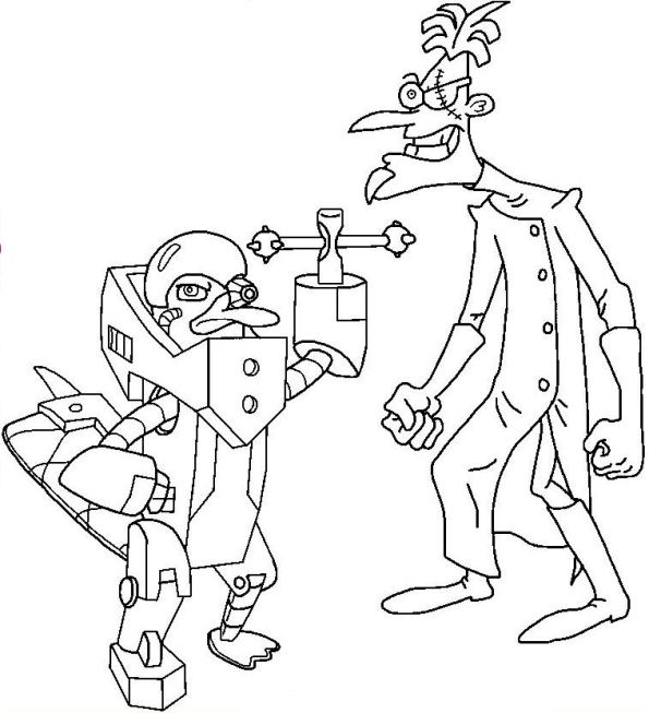 Kids-n-fun.de | 31 Ausmalbilder von Phineas und Ferb